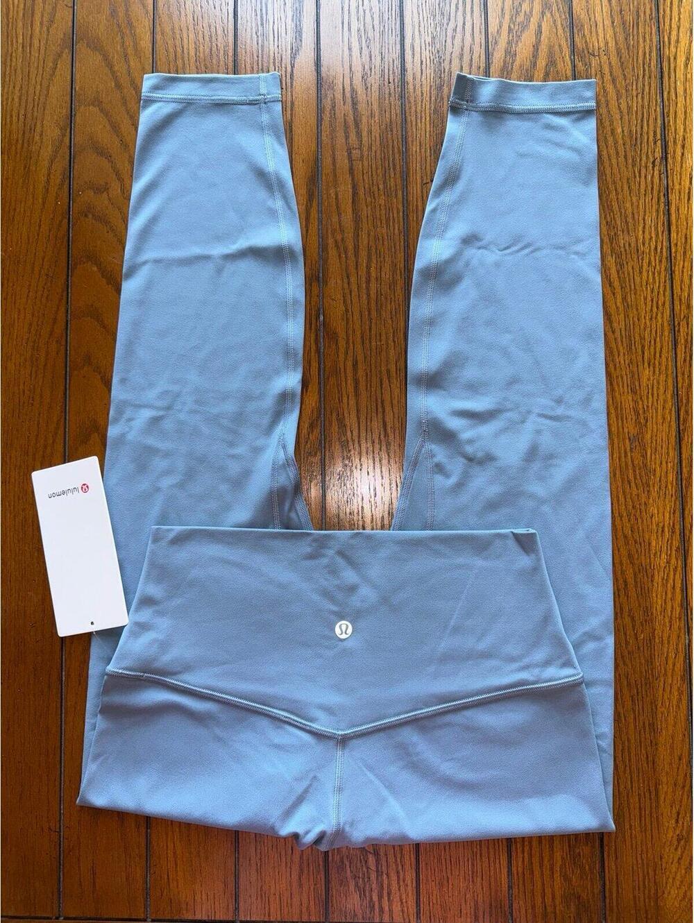 Lululemon Align High Rise 25” No Line, Steel Blue Size 8 NWT